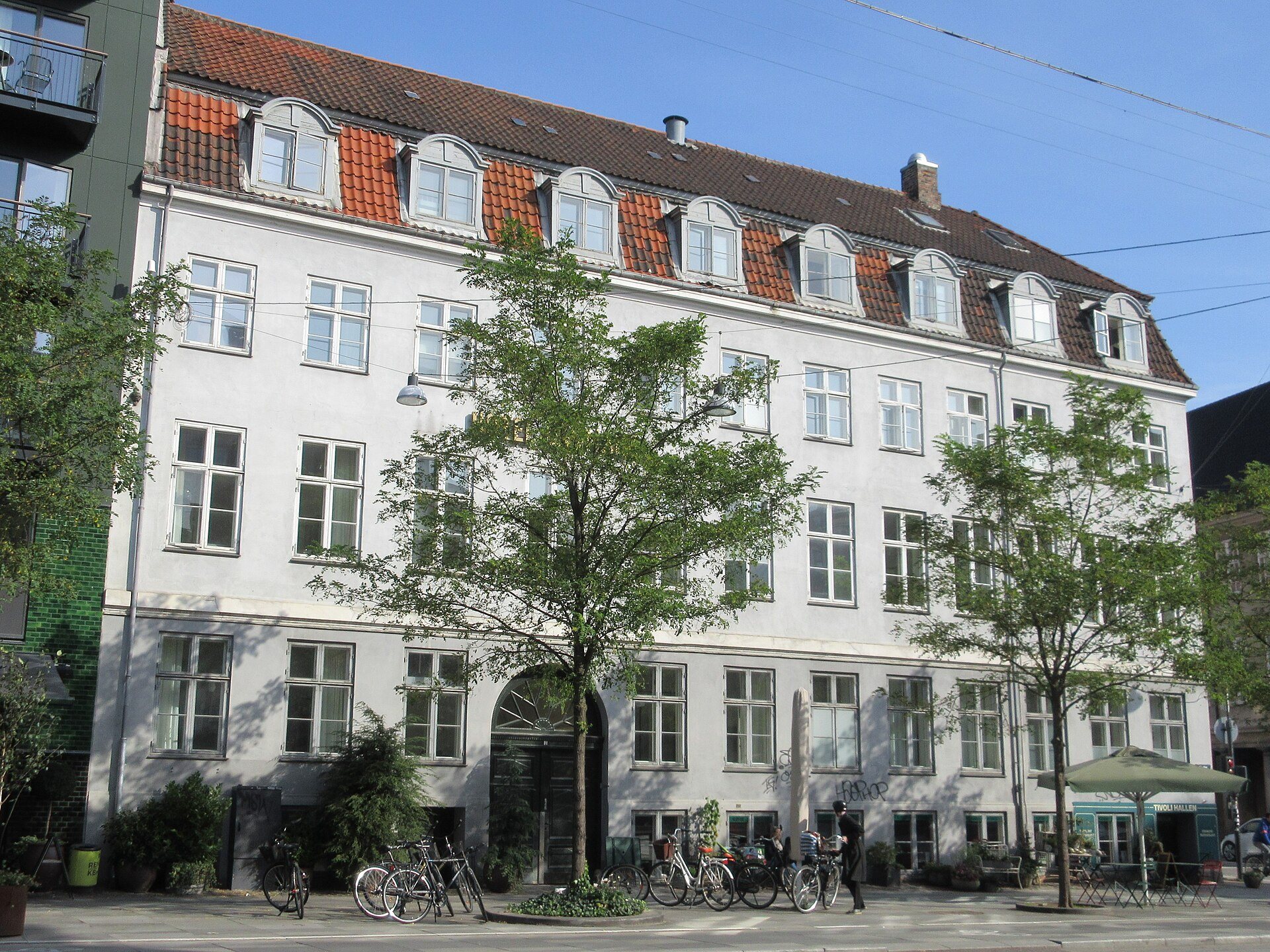 Fachada del Hotel Danmark en Vester Voldgade