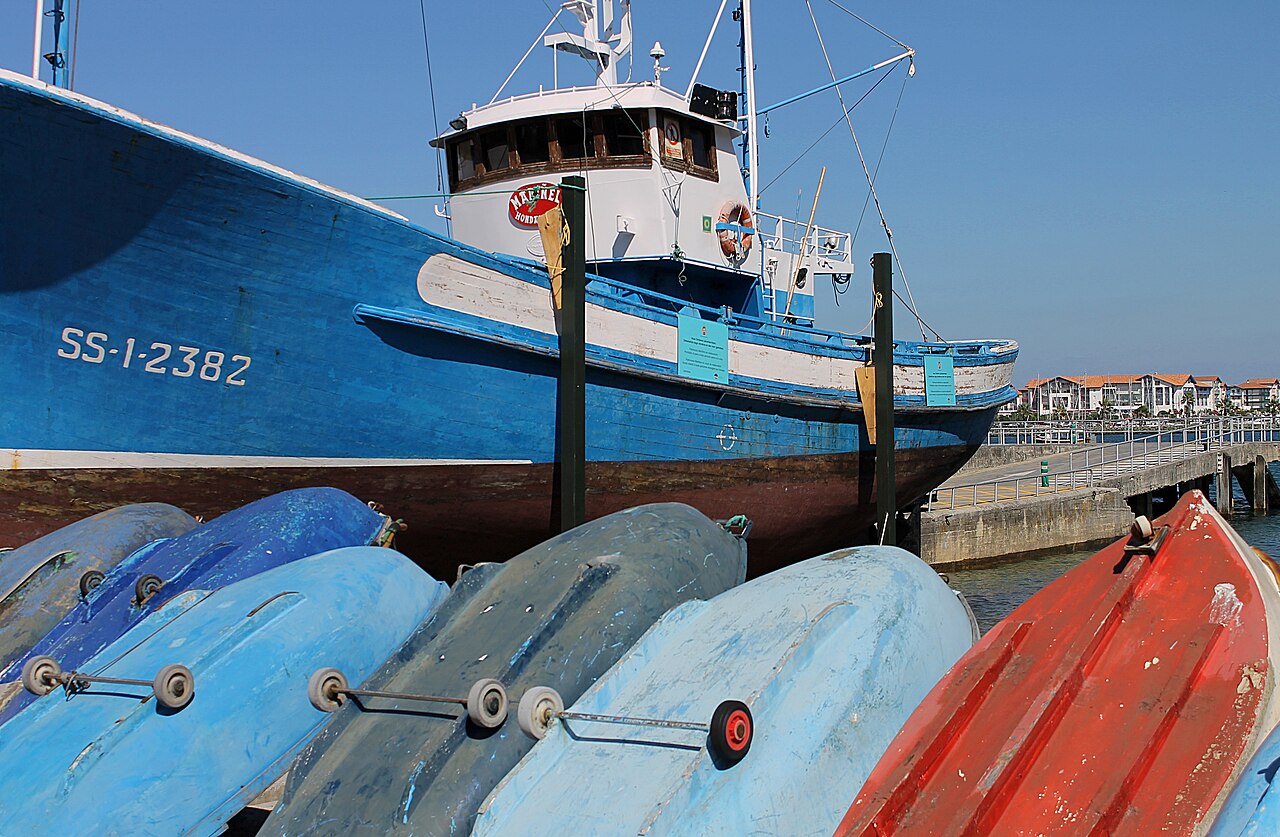 Puerto pesquero de Hondarribia