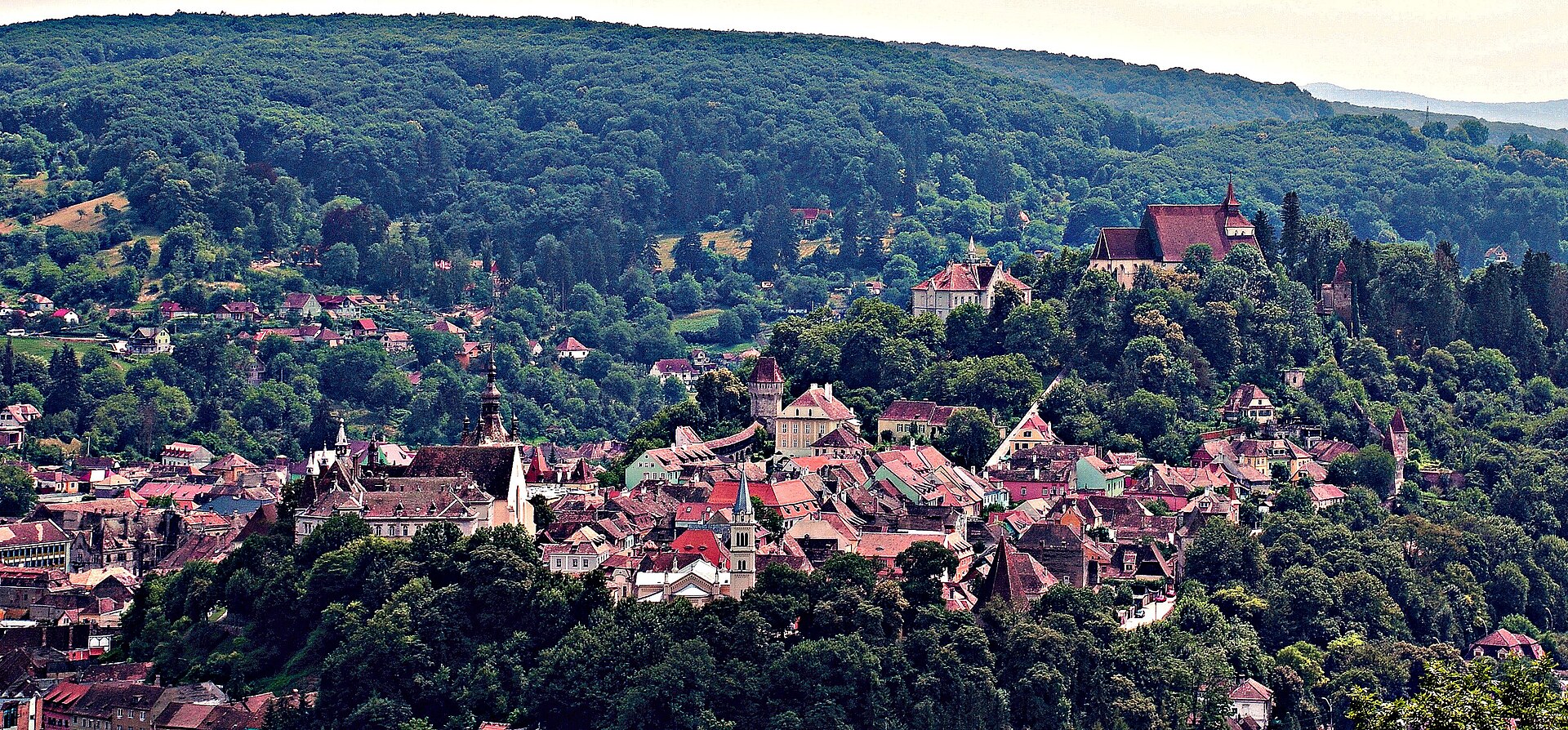 Callejuela del centro histórico medieval de Sighișoara